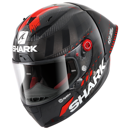 RACE-R PRO GP LORENZO WINTER TEST 99 Carbon Anthracite Red