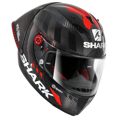 RACE-R PRO GP LORENZO WINTER TEST 99 Carbon Anthracite Red