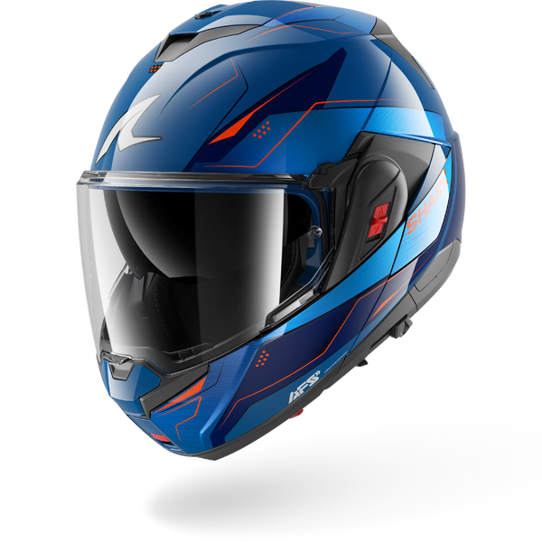 OXO MEKARIUM Blue Chrom Orange – Shark Helmets