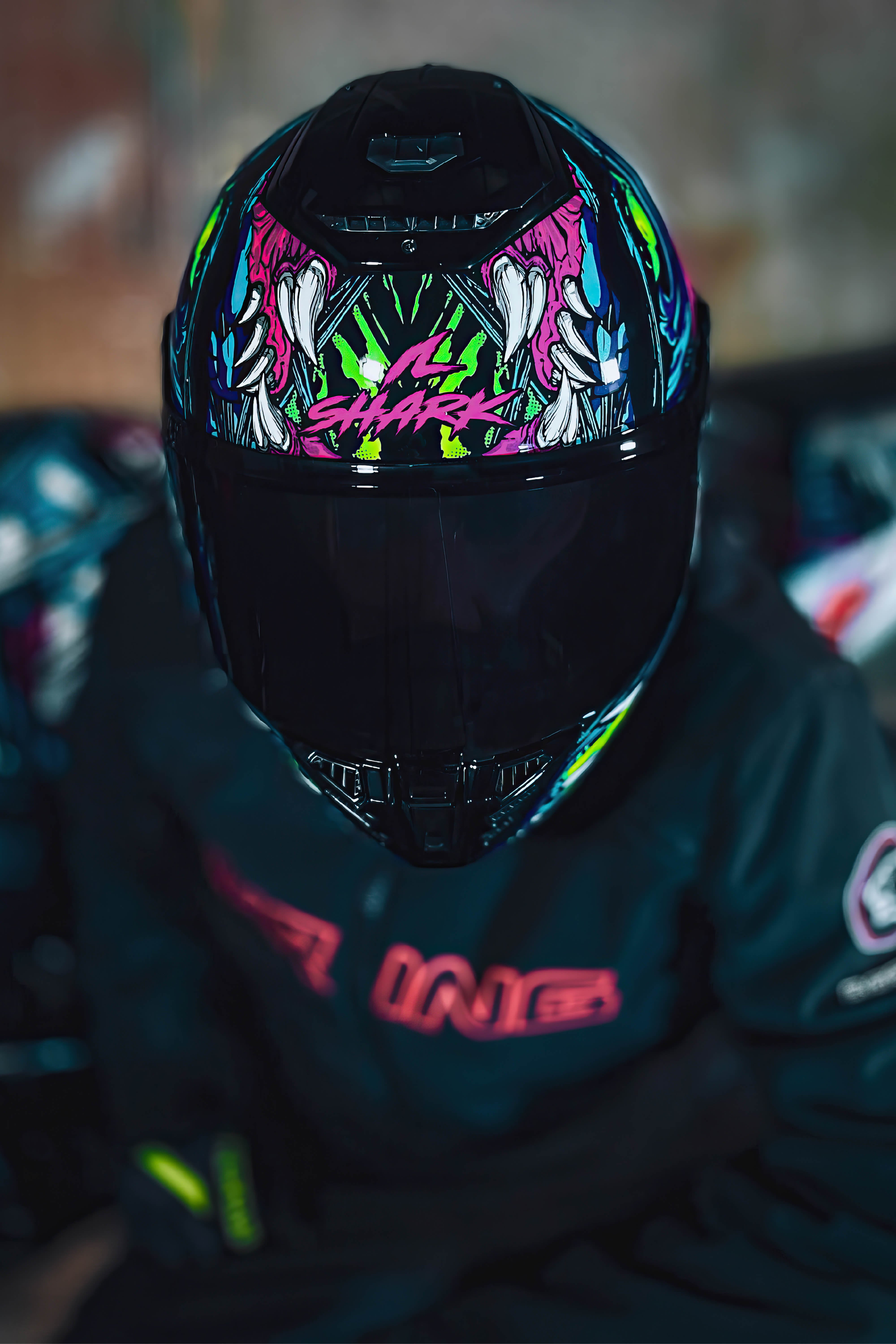 Casque Moto Intégral SHARK Spartan RS SHAYTAN - Noir Rouge Anthracite - Taille XL - Homologué ECE 22.06