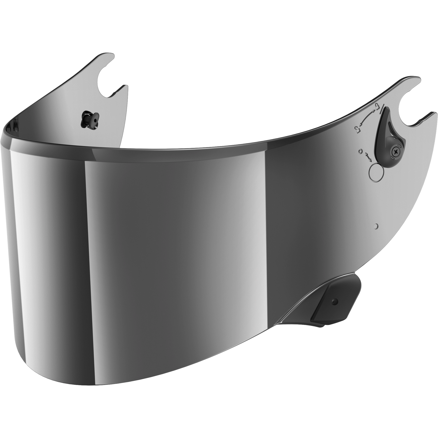 REARVIEW MIRROR SCREEN A.R A.B Chrome 