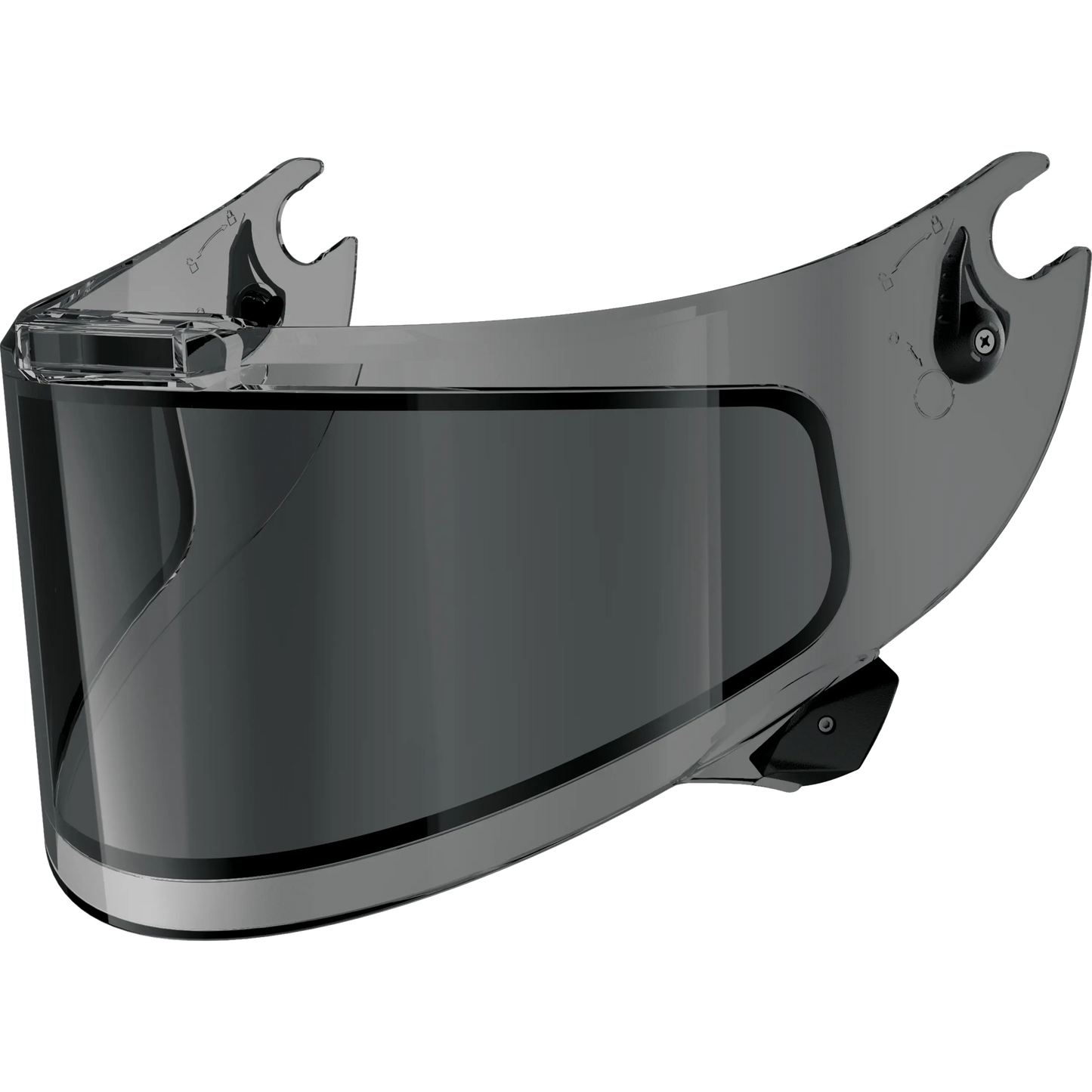 INSTANTANEOUS PHOTOCHROMIC IRID LC VISOR Smoke/Dark Smoke 