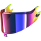 ANTI-SCRATCH IRIDIUM VISOR Rainbow 