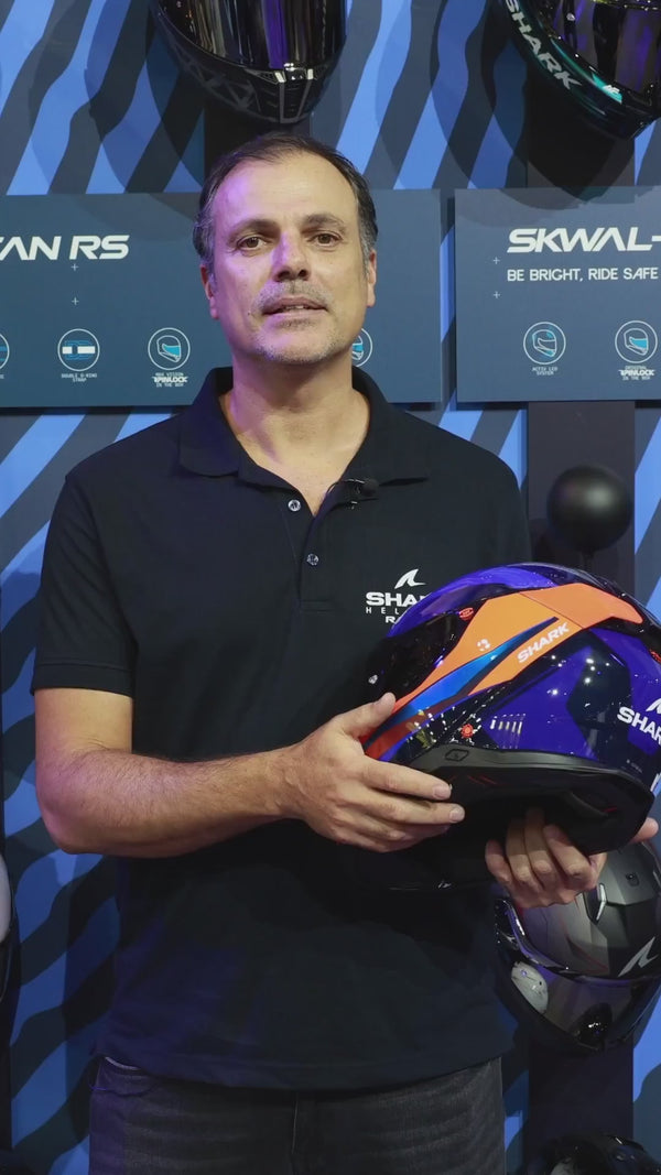SKWAL i3 Hellcat Matte Black Chrome Red – Shark Helmets